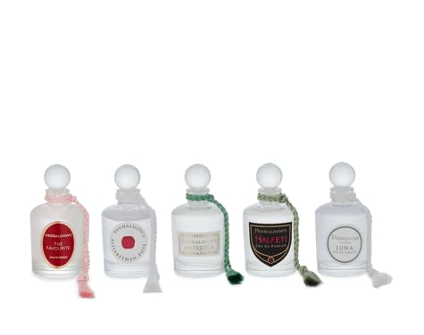 Penhaligon's Ladies Fragrance Collection, 5 x 5ml, five miniature bottles