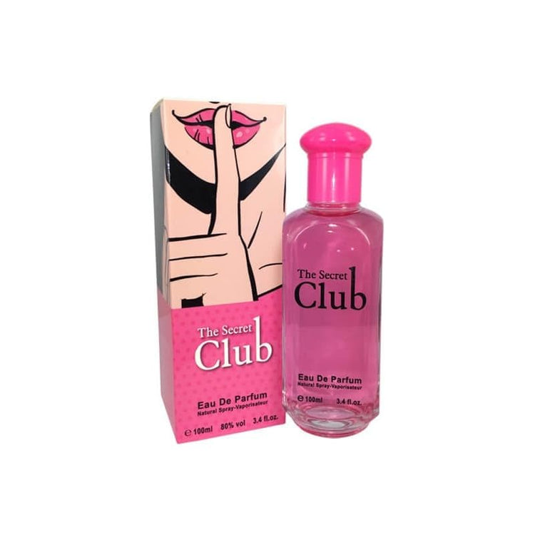 Fine Perfumery The Secret Club Eau de Parfum 100ml, box and bottle