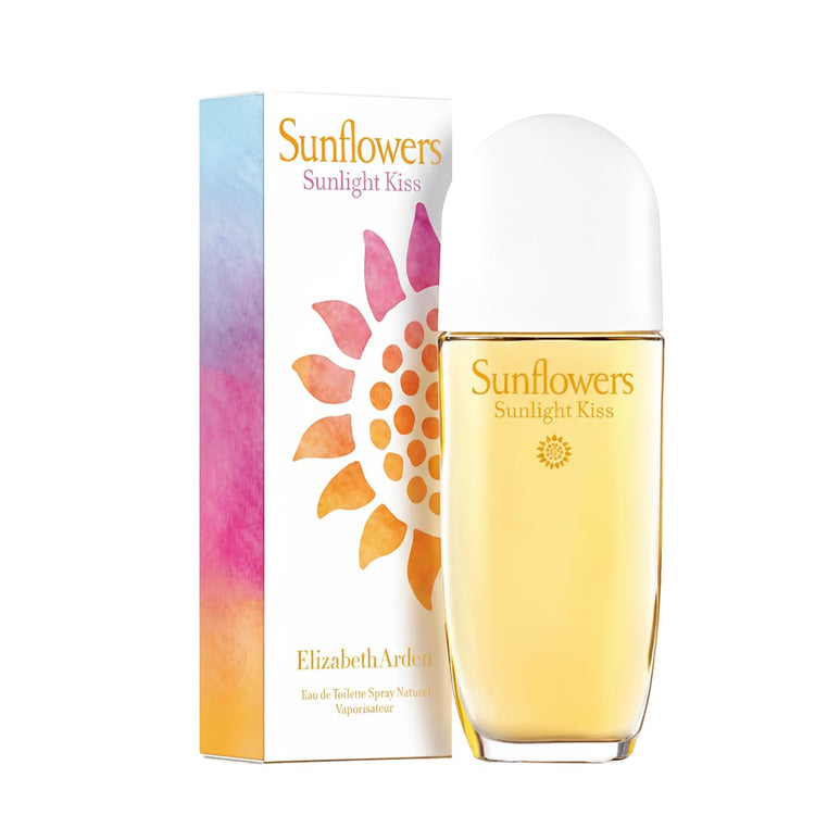 Elizabeth Arden Sunflowers Sunlight Kiss Eau de Toilette 100ml, box and bottle