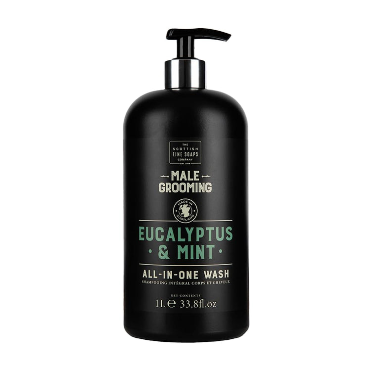 Scottish Fine Soaps Eucalyptus & Mint All-in-One Wash 1 Litre
