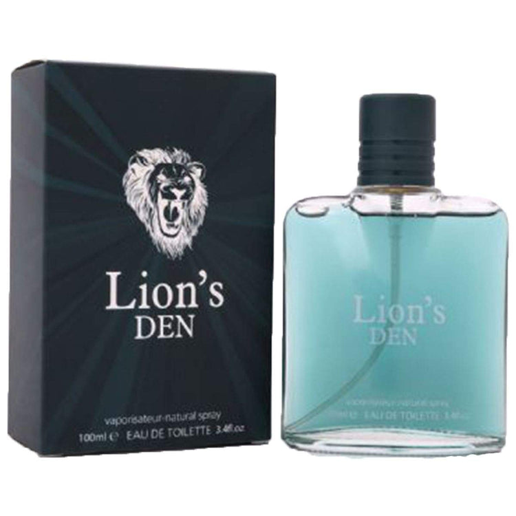 Lion's Den Eau de Toilette Pour Homme 100ml, box and bottle
