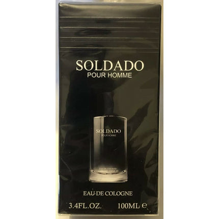 Lovali Soldado Eau De Cologne Aftershave 100ml For Men Boys Teens Gift For Men Boys Male Fragrance Perfume Gift For Him (Soldado)