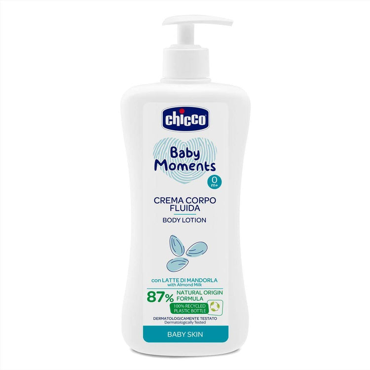 Chicco Baby Moments Fluid Body Cream with Almond Milk 500ml