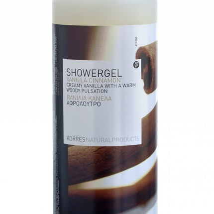 KORRES Vanilla Cinnamon Showergel 250 ml - The Essence Avenue