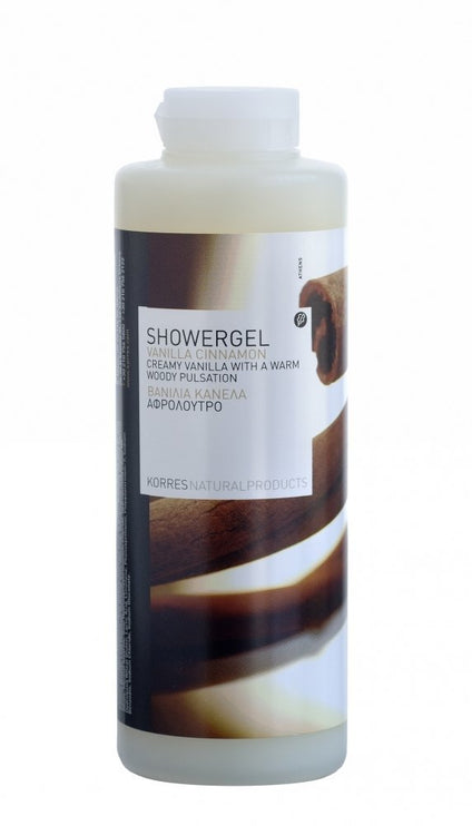 KORRES Vanilla Cinnamon Showergel 250 ml - The Essence Avenue