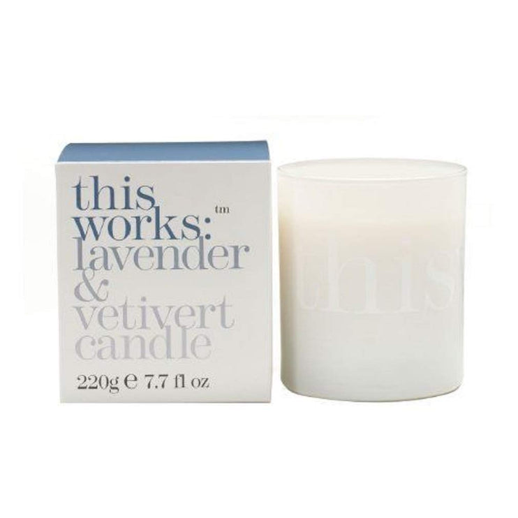 This Works Candle - Lavender And Vetivert - The Essence Avenue