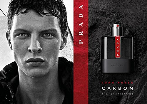 PRADA Luna Rossa Carbon 100ml/3.4oz Eau De Toilette Spray Men Cologne Fragrance