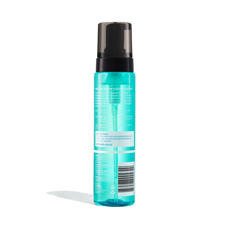 Bondi Sands Everyday Gradual Tanning Foam 270ml, back of bottle