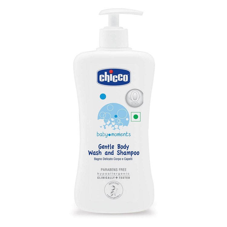 Chicco Baby Moments Gentle Body Wash and Shampoo 500ml