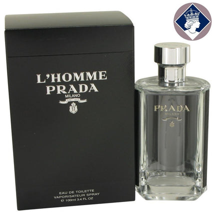 L'homme Prada 100ml/3.4oz Eau de Toilette Spray EDT Cologne Fragrance for Men