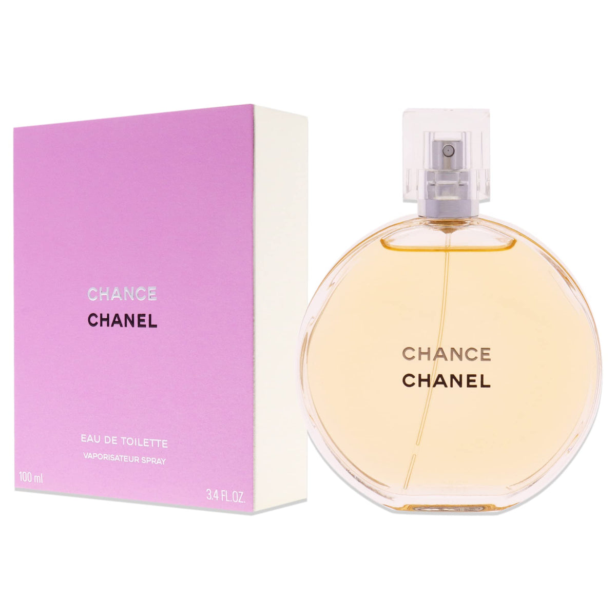 Chanel Chance Eau de Toilette 100ml, box and bottle, second view