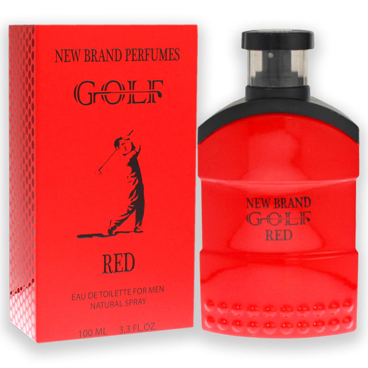 Golf Red New Brand For Men 3.3 oz EDT Spray 100ml