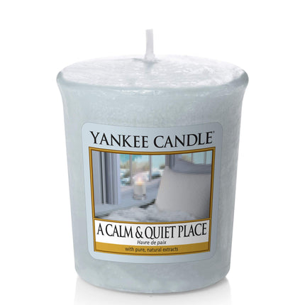 Yankee Candle Samplers Votive Candles, Wax, A Calm and Quiet Place, 4.6 x 4.8 x 1 cm - The Essence Avenue