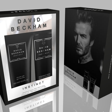 David Beckham Instinct Body Care Gift Set for Men Body Spray and Shower Gel, 15/15 ml - The Essence Avenue