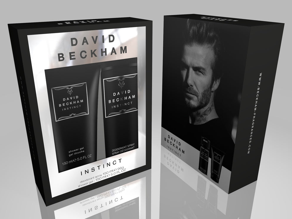 David Beckham Instinct Body Care Gift Set for Men Body Spray and Shower Gel, 15/15 ml - The Essence Avenue