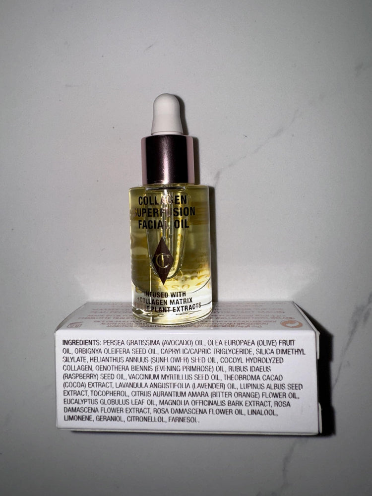 Charlotte Tilbury Collagen Superfusion Facial Oil 8ml, bottle with box