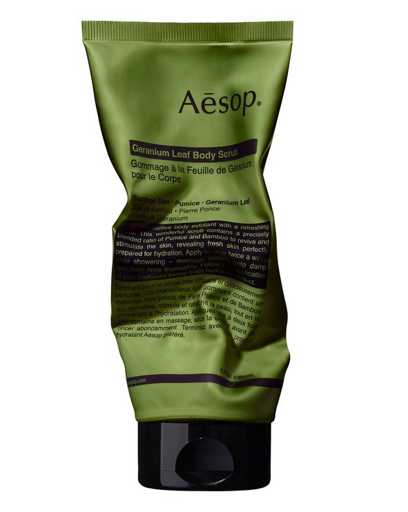 Aesop | Geranium Leaf Body Scrub | 180ml - The Essence Avenue