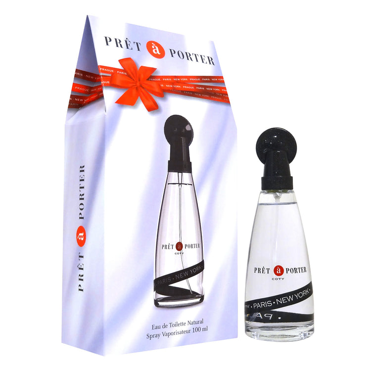 Coty Pret a Porter Eau de Toilette Spray 100ml, gift box with bottle